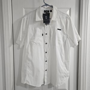 ❤️NWT❤️ Free Country Men's White Short Sleeve Shirt